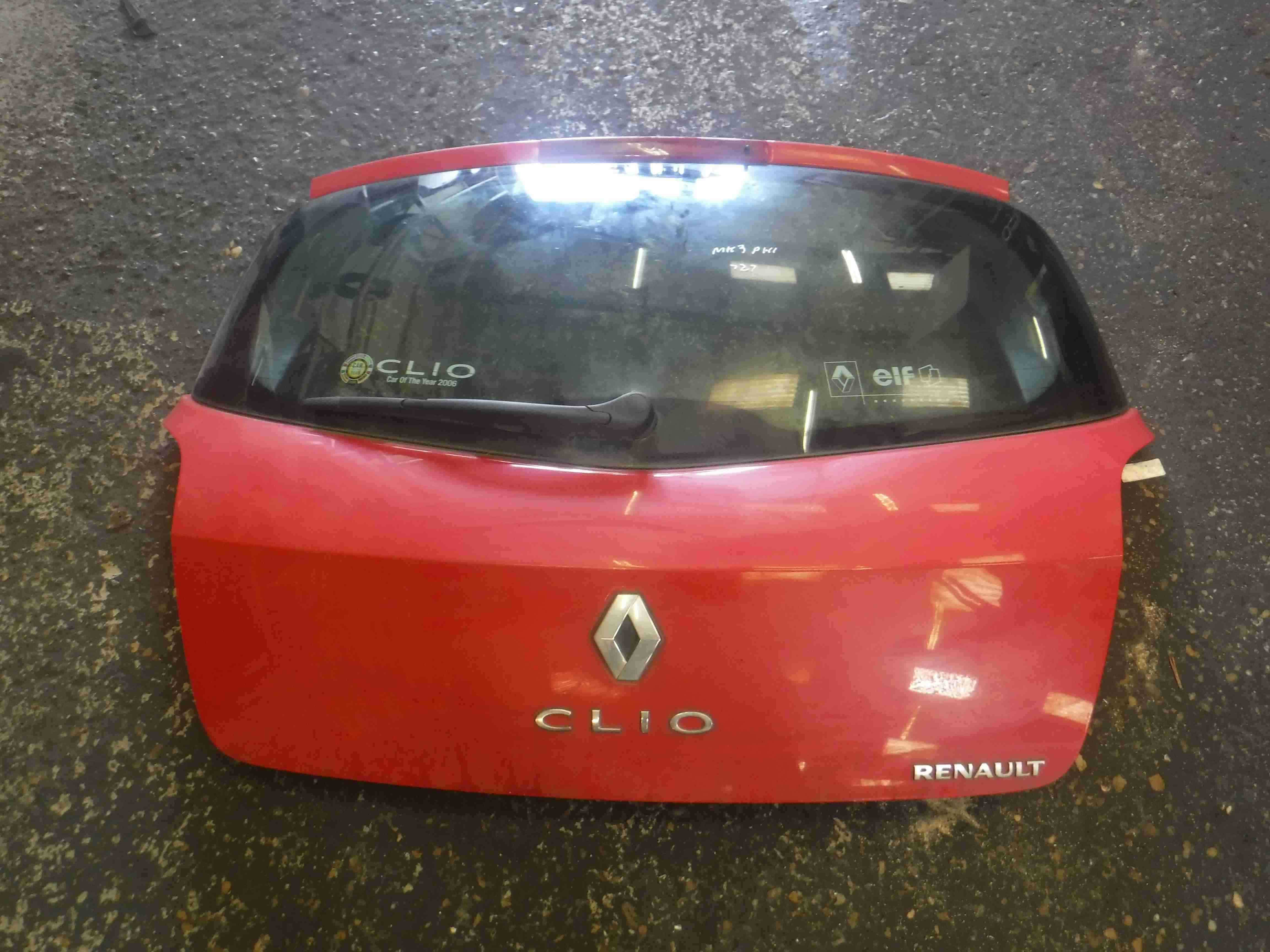 Renault Clio MK3 2005-2012 Rear Boot Tailgate Red 727