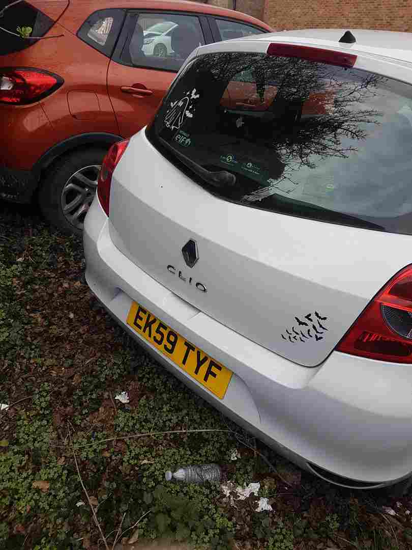 Thumb 7 Renault Clio MK3 2005-2012 Rear Boot Tailgate White Ov369 .