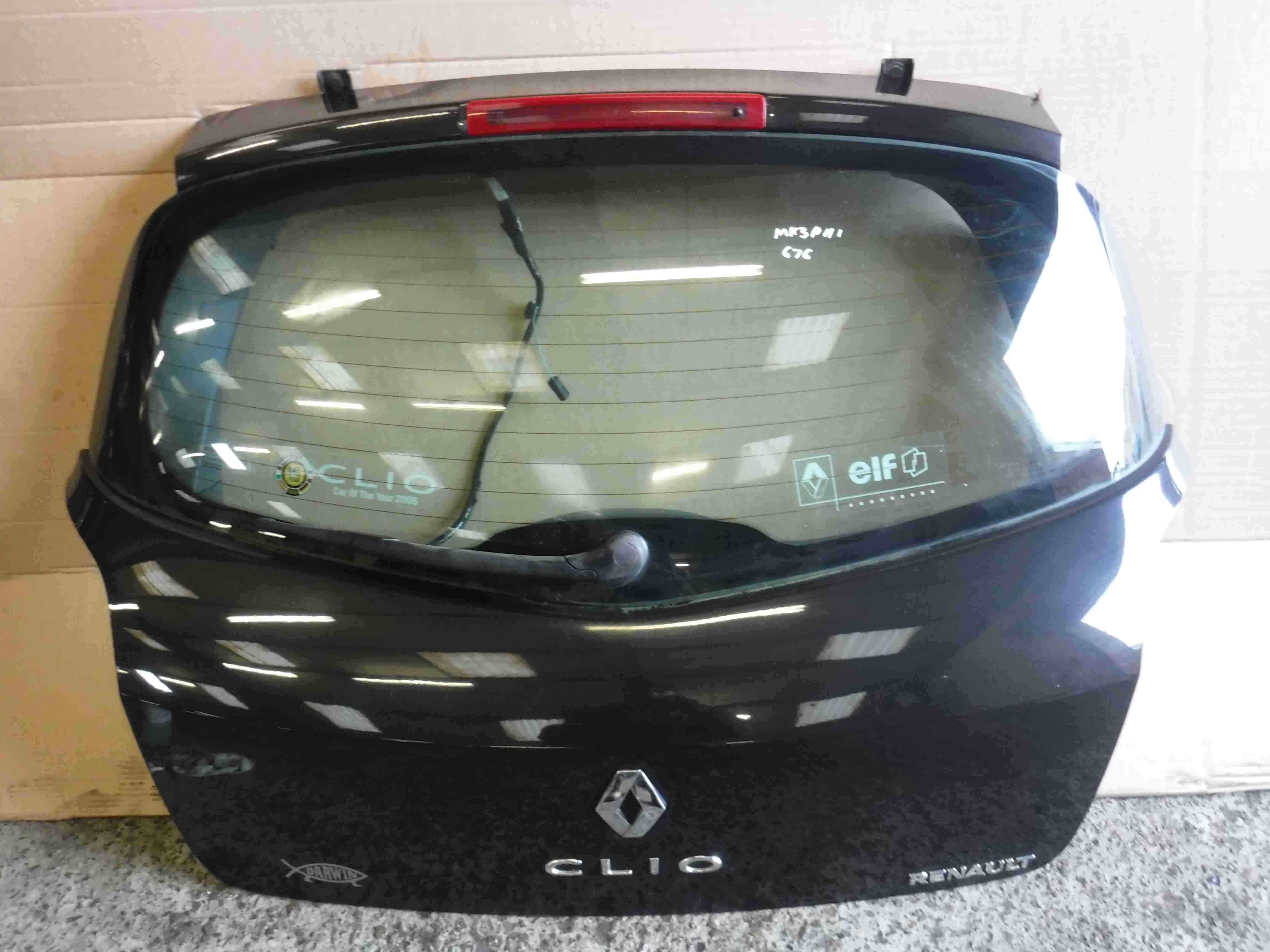 Renault Clio MK3 2005-2012 Rear Tailgate Boot Black 676