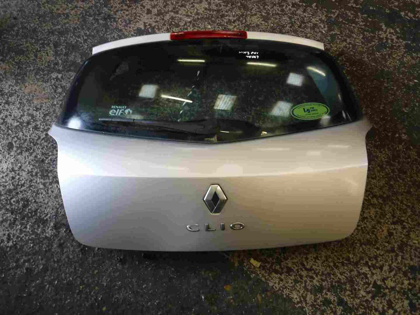 Renault Clio MK3 2005-2012 Rear Tailgate Boot Silver TED69