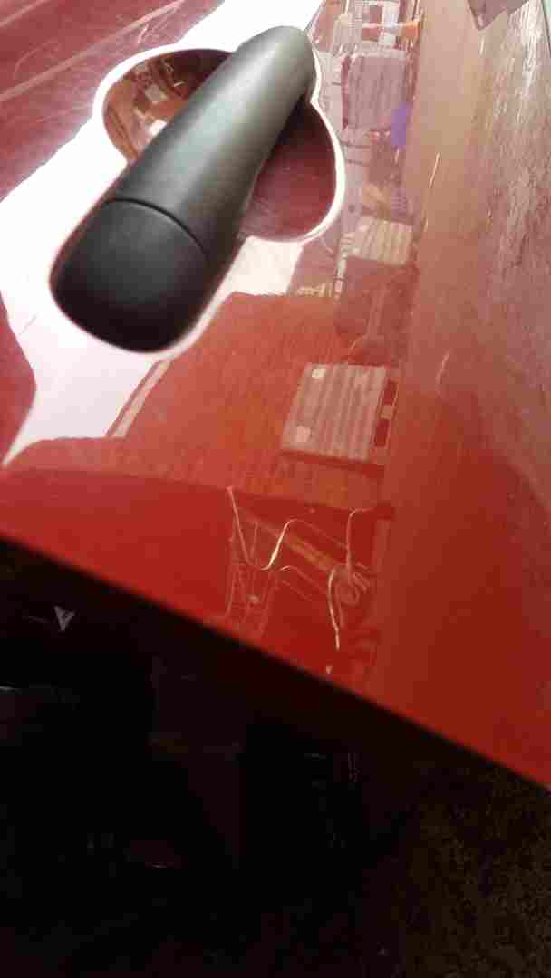 Thumb 3 Renault Clio MK3 2005-2012 RED Tennj Drivers OSF Front Door 3Dr 