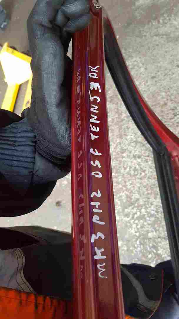 Renault Clio MK3 2005-2012 RED Tennj Drivers OSF Front Door 3Dr 
