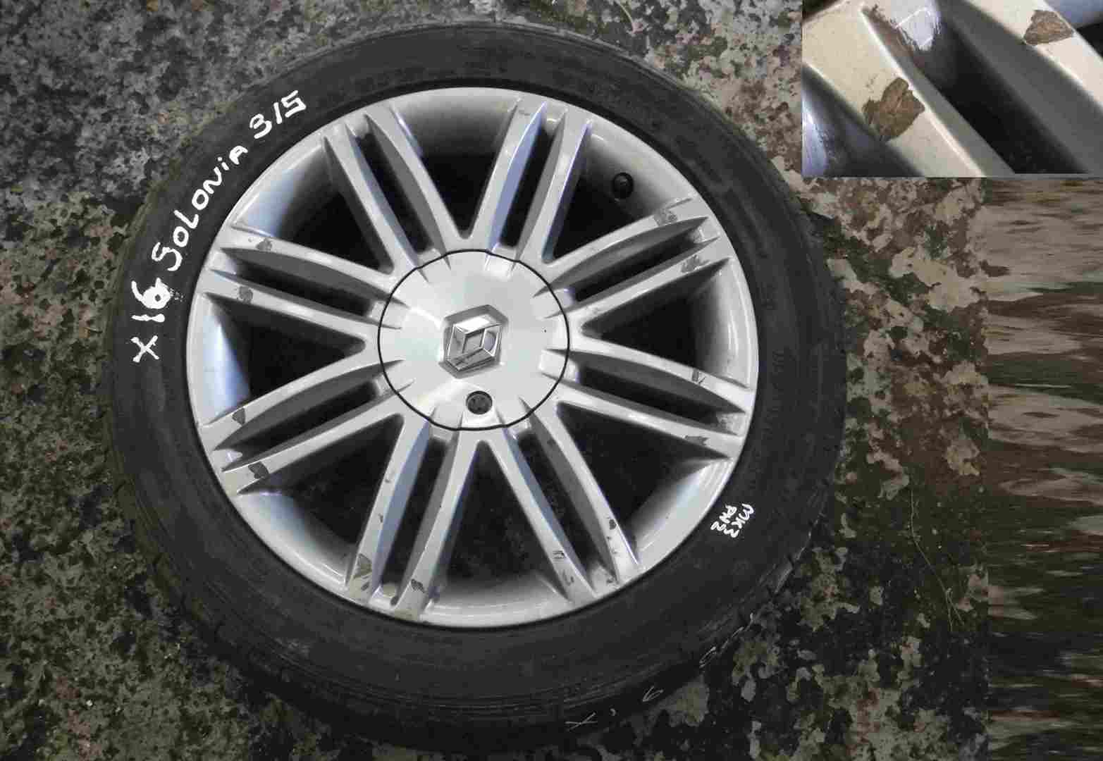 Renault Clio MK3 2005-2012 Solonia Anthracite Alloy Wheel 16inch 3/5 8200899145