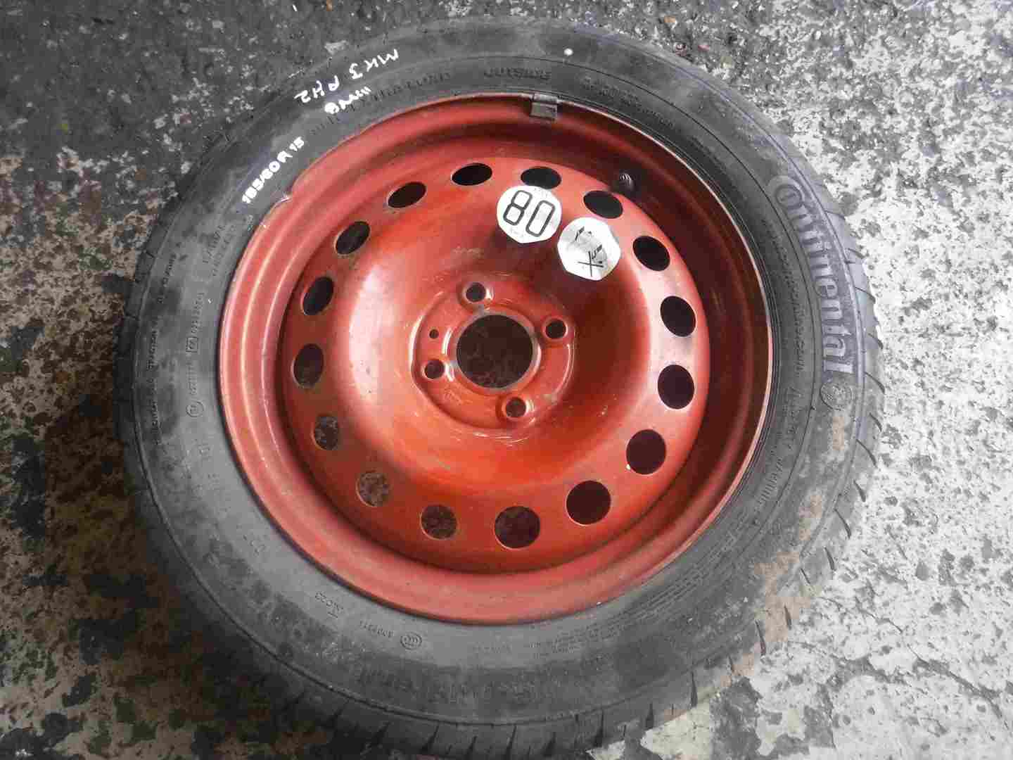 Renault Clio MK3 2005-2012 Space Saver Spare Wheel + Tyre 185 60 15 8mm