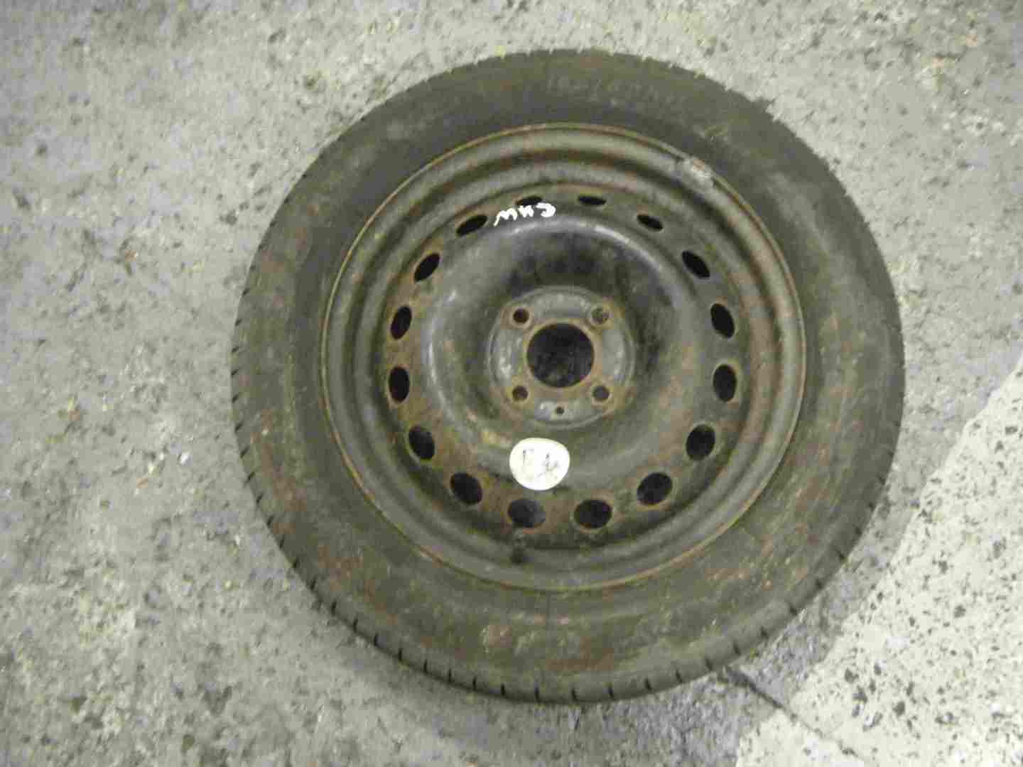 Renault Clio MK3 2005-2012 Spare Wheel  Tyre 185 60 R15 15 7mm Tread 3/5