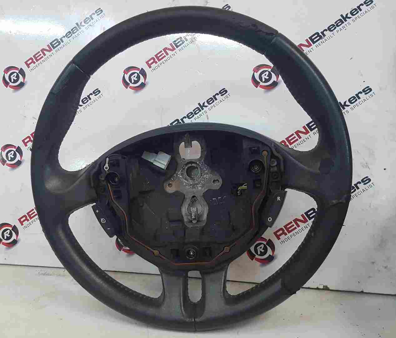 Thumb 7 Renault Clio MK3 2005-2012 Steering Wheel Cruise Control Leather Peel 8200344082