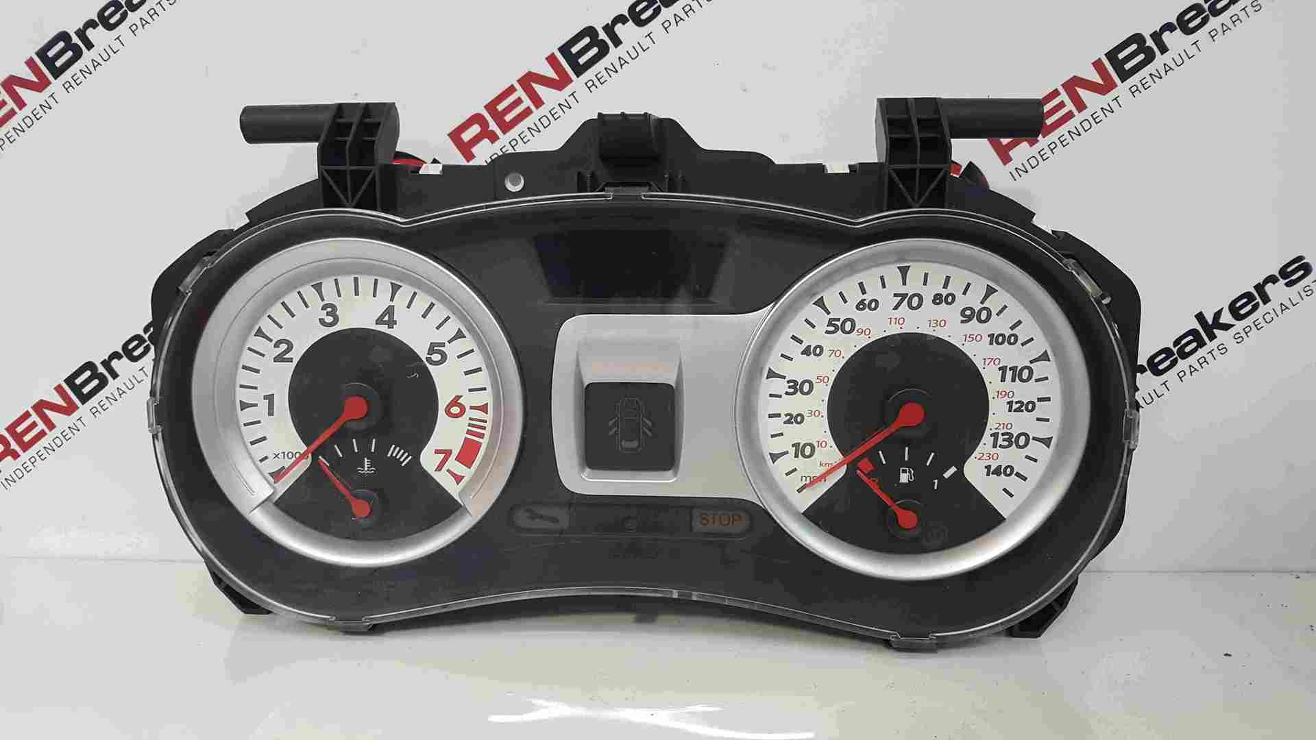 Thumb 3 Renault Clio MK3 2005-2012 White Instrument Panel Clocks Dials 8200821012