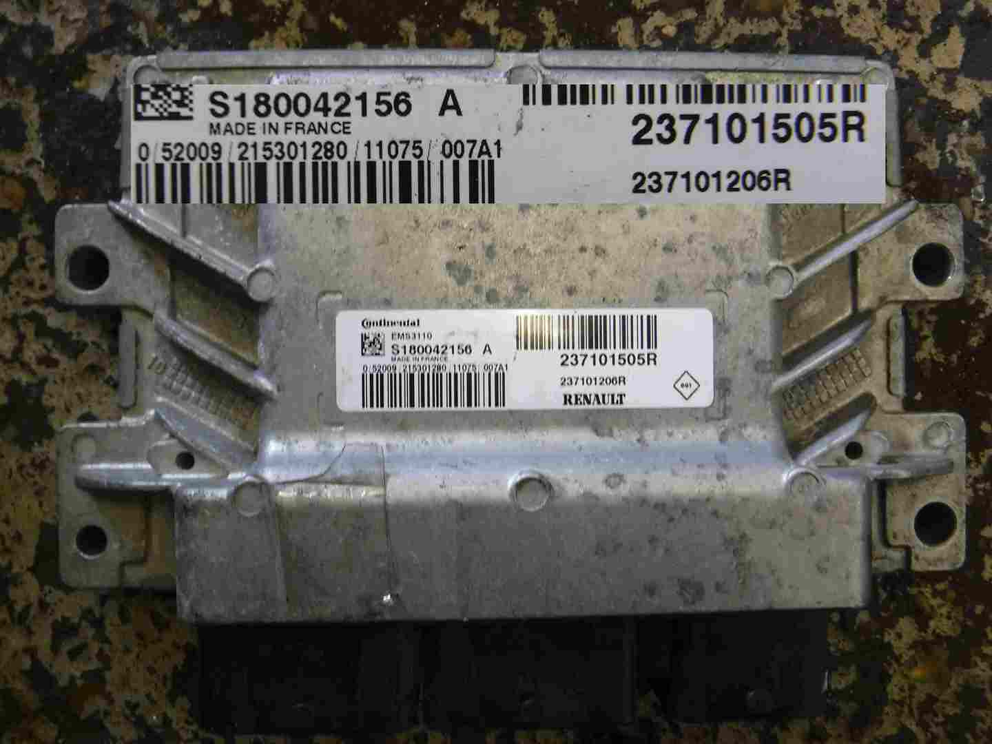 Renault Clio MK3 2006-2012 1.2 16v ECU Engine Control Unit 237101505R 237101206r