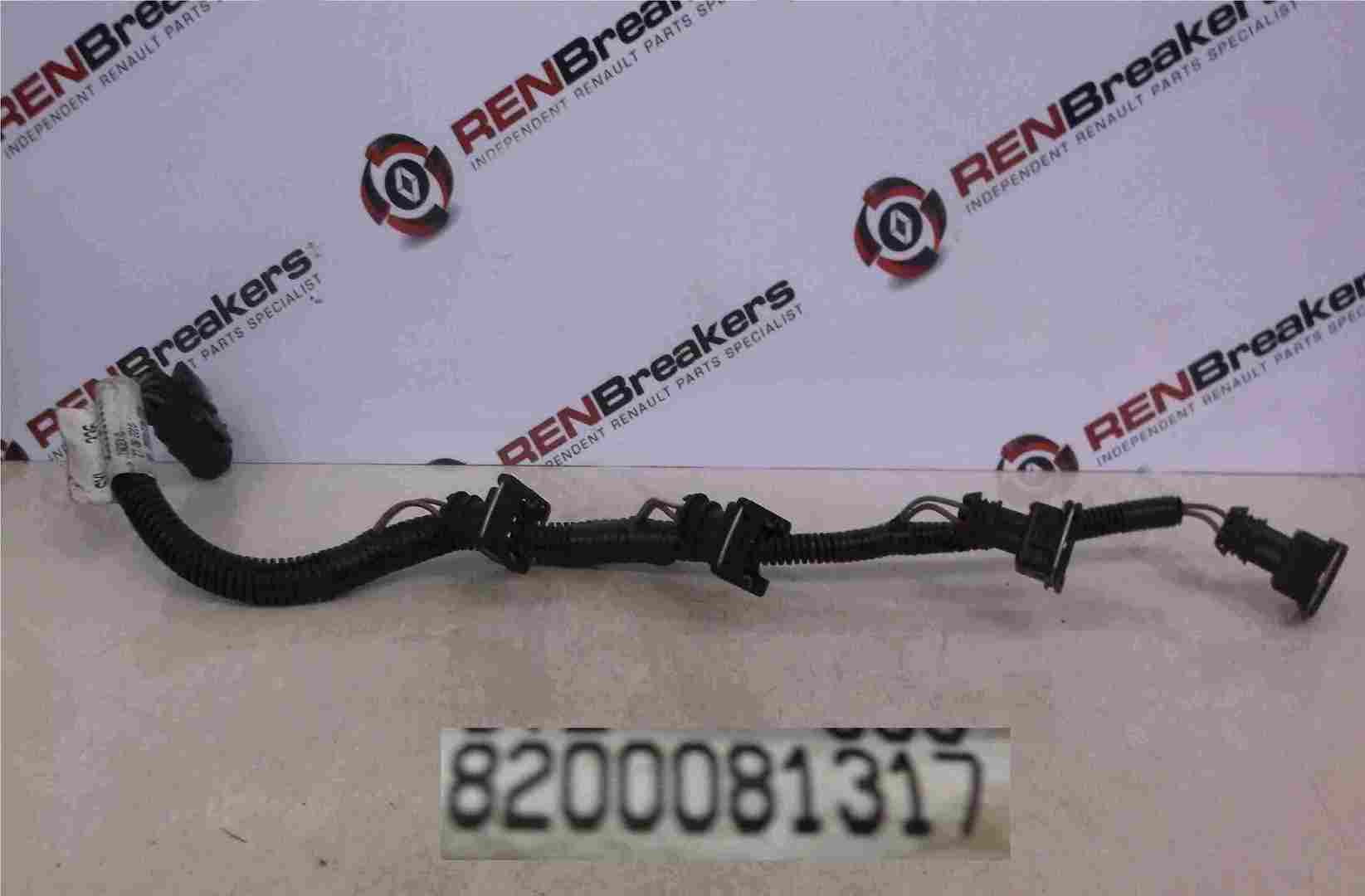 Renault Clio MK3 2009-2012 1.4 1.6 16v Fuel Injector Wiring Loom 8200081317