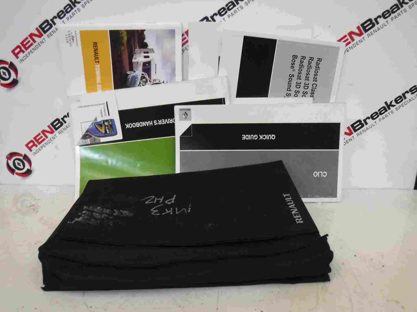 Renault Clio MK3 2009-2012 Drivers Handbook Quick Guide + Wallet