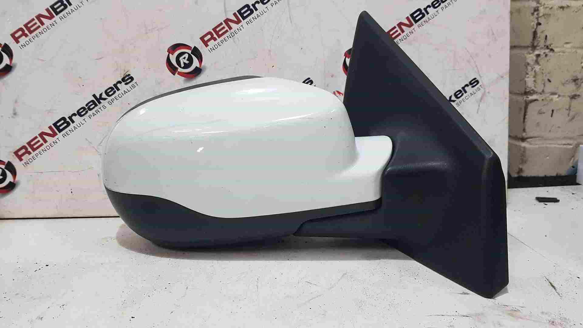 Thumb 3 Renault Clio MK3 2009-2012 Drivers Os OSF Wing Mirror White Ov369