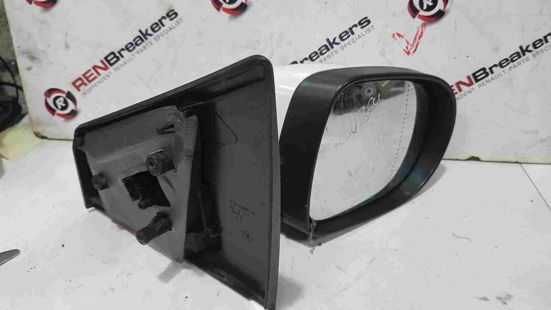 Thumb 2 Renault Clio MK3 2009-2012 Drivers Os OSF Wing Mirror White Ov369