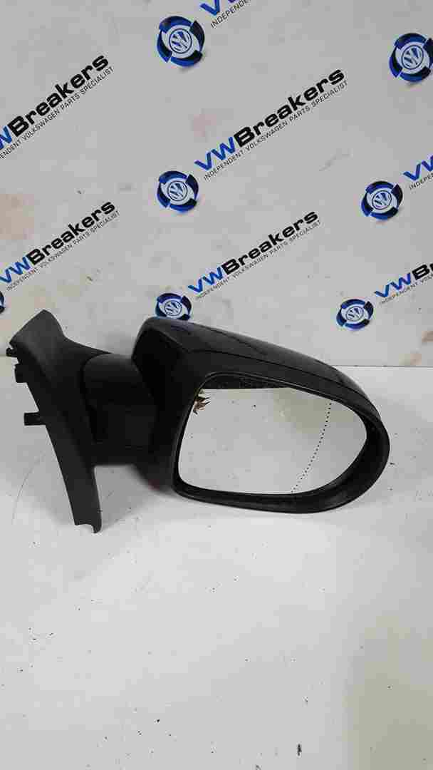 Renault Clio MK3 2009-2012 Drivers Os Wing Mirror Black 8200802106 Grade C 676