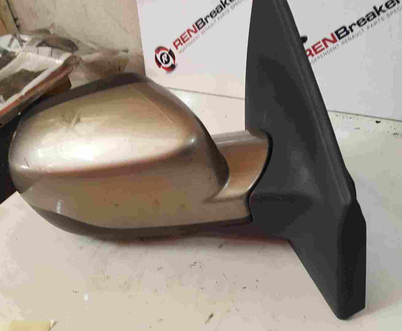 Renault Clio MK3 2009-2012 Drivers OS Wing Mirror Gold Beige TEHNK