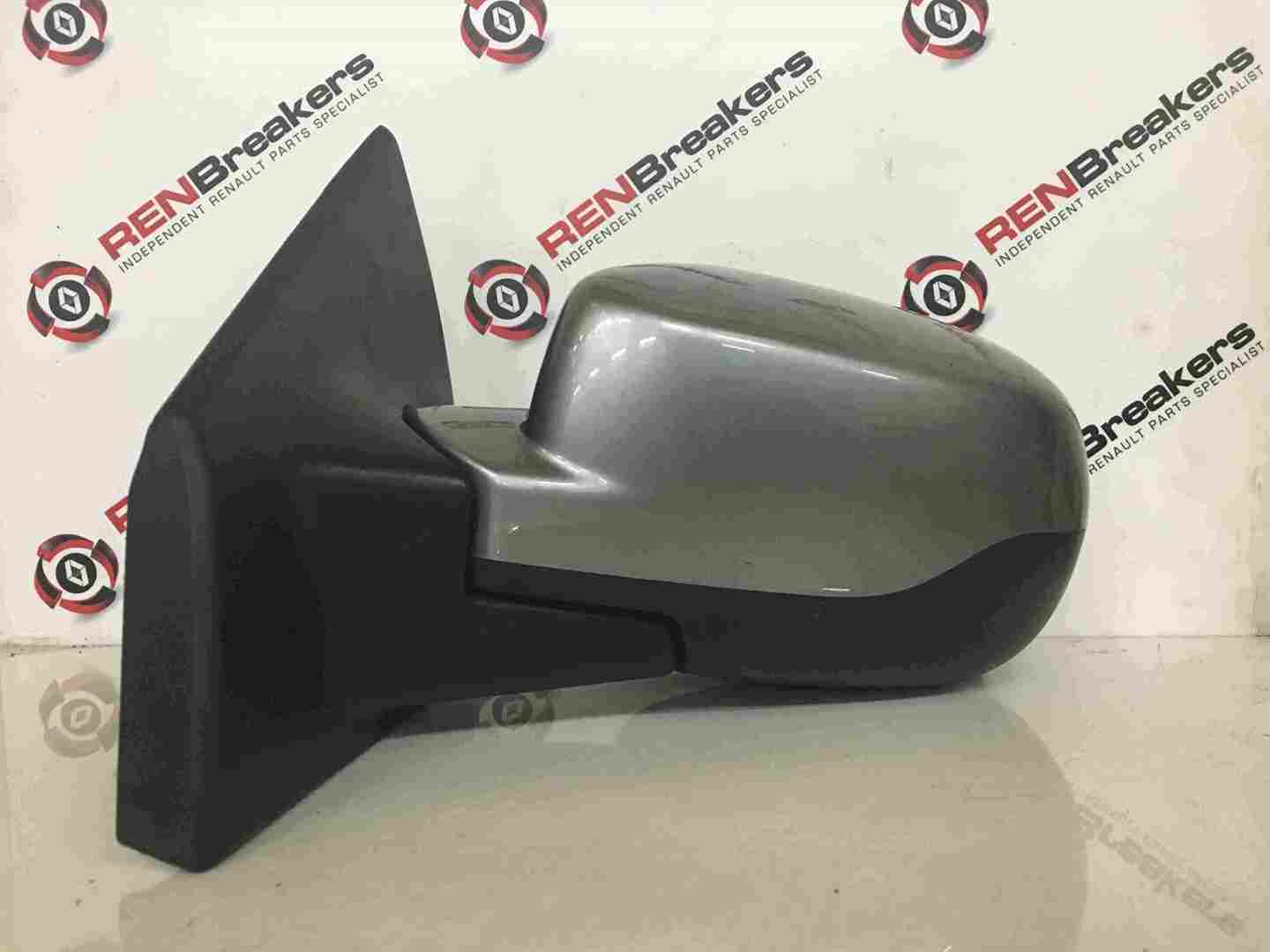 Renault Clio MK3 2009-2012 Passenger NS Wing Mirror Grey FACELIFT