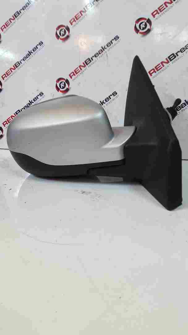 Thumb 7 Renault Clio MK3 2009-2012 Drivers Os Wing Mirror Silver Facelift Manual