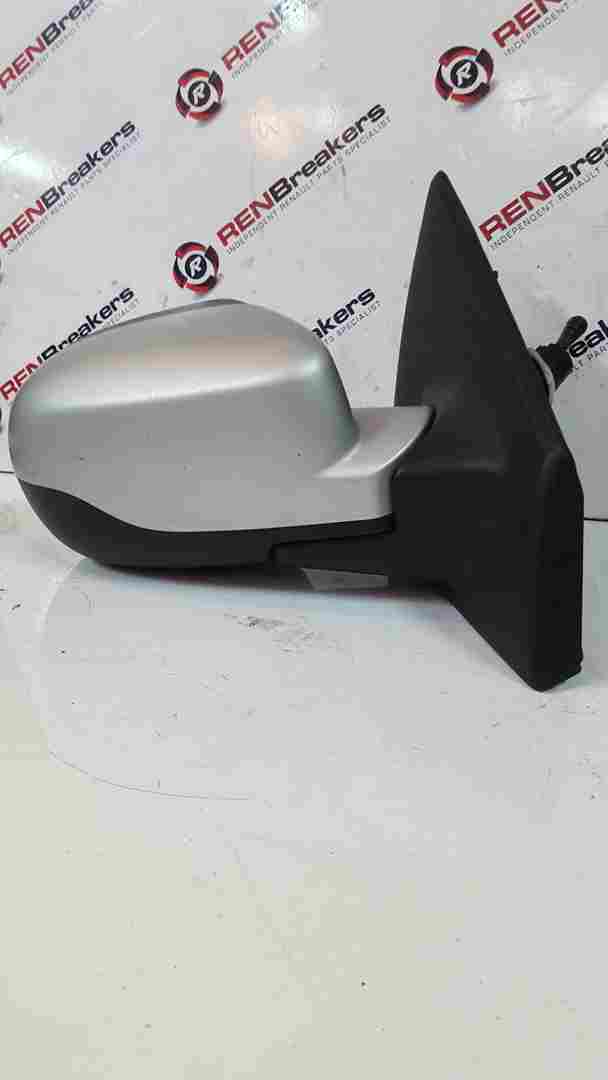 Thumb 6 Renault Clio MK3 2009-2012 Drivers Os Wing Mirror Silver Facelift Manual