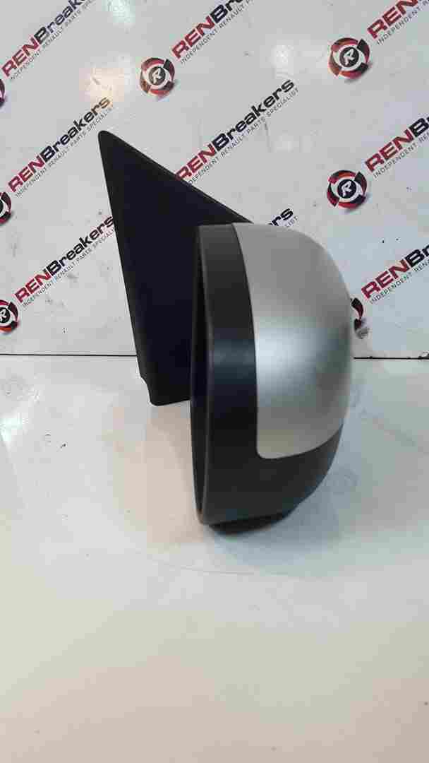 Thumb 5 Renault Clio MK3 2009-2012 Drivers Os Wing Mirror Silver Facelift Manual