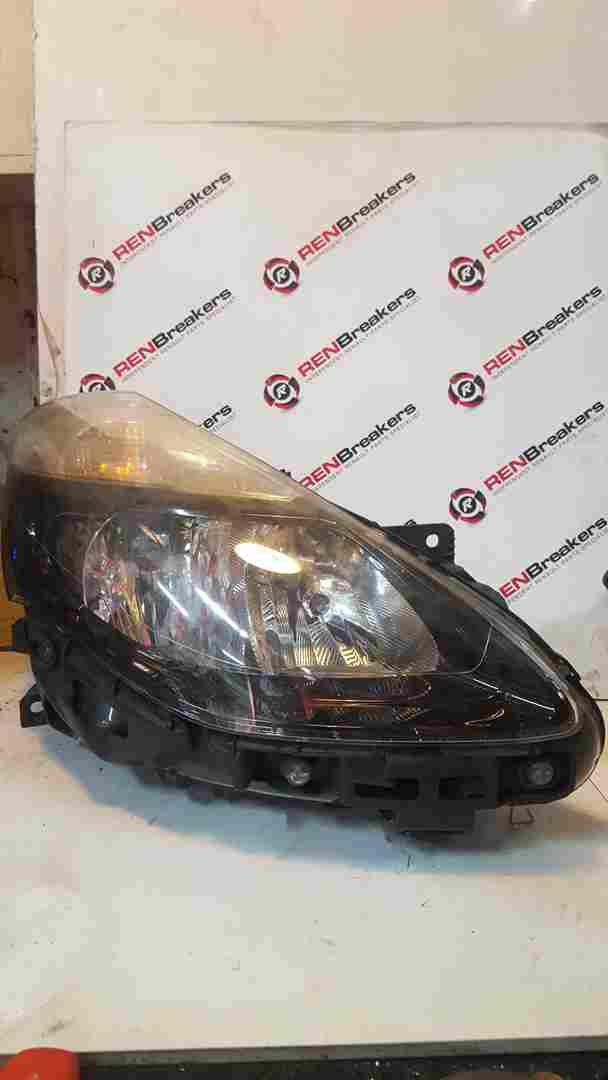 Thumb 5 Renault Clio MK3 2009-2012 Drivers OSF Front Headlight Black Backing Facelift
