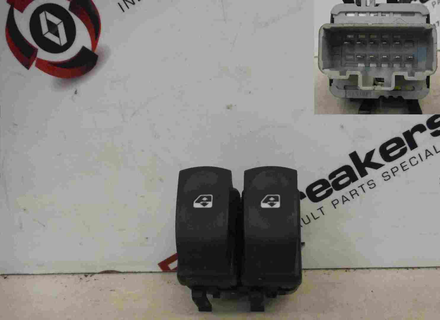Renault Clio MK3 2009-2012 Dual Window Switch Grey Plug