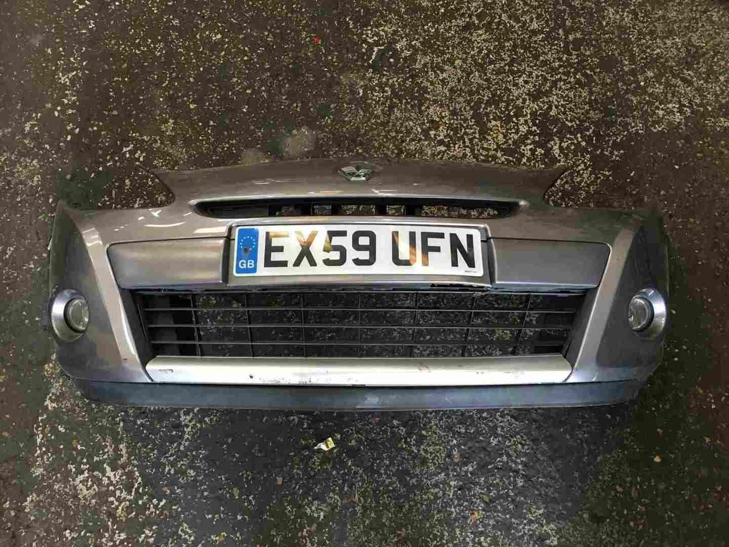 Renault Clio MK3 2009-2012 Front Bumper Grey TEKNG FACELIFT