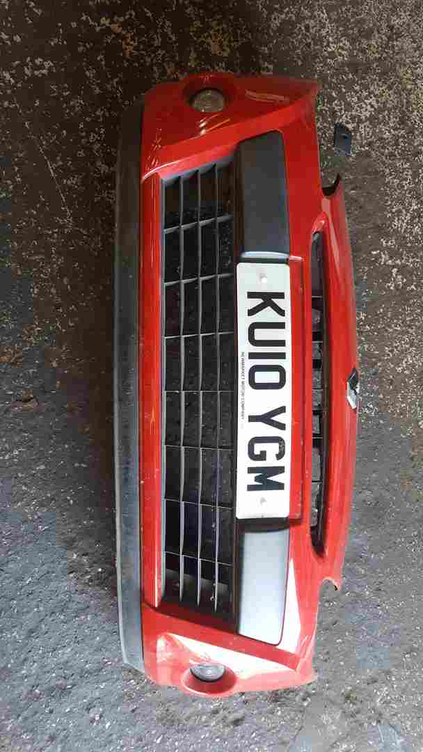 Renault Clio MK3 PH2 2009-2012 Facelift Front Bumper RED Ov727 185