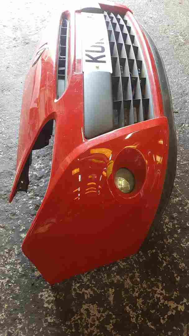 Thumb 3 Renault Clio MK3 PH2 2009-2012 Facelift Front Bumper RED Ov727 185