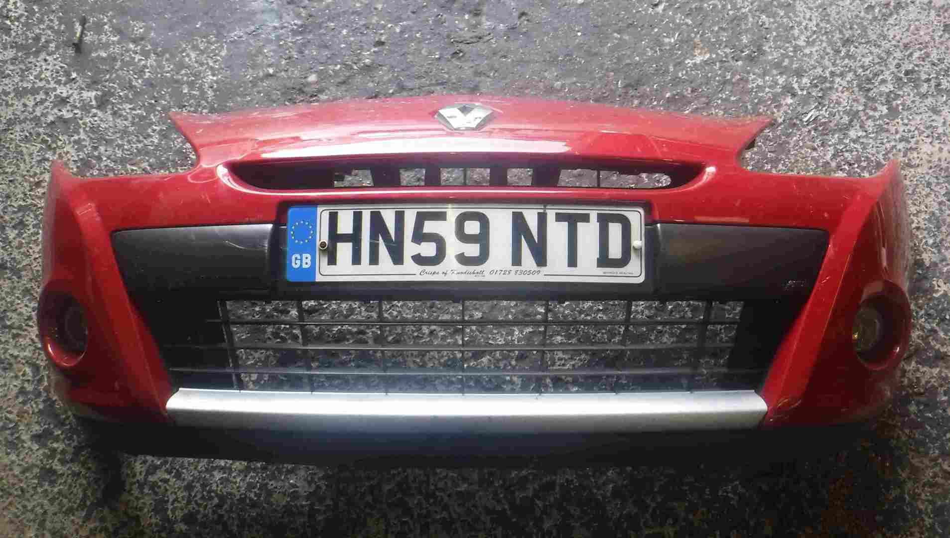 Renault Clio MK3 2009-2012 Front Bumper Red TENNJ FACELIFT 195