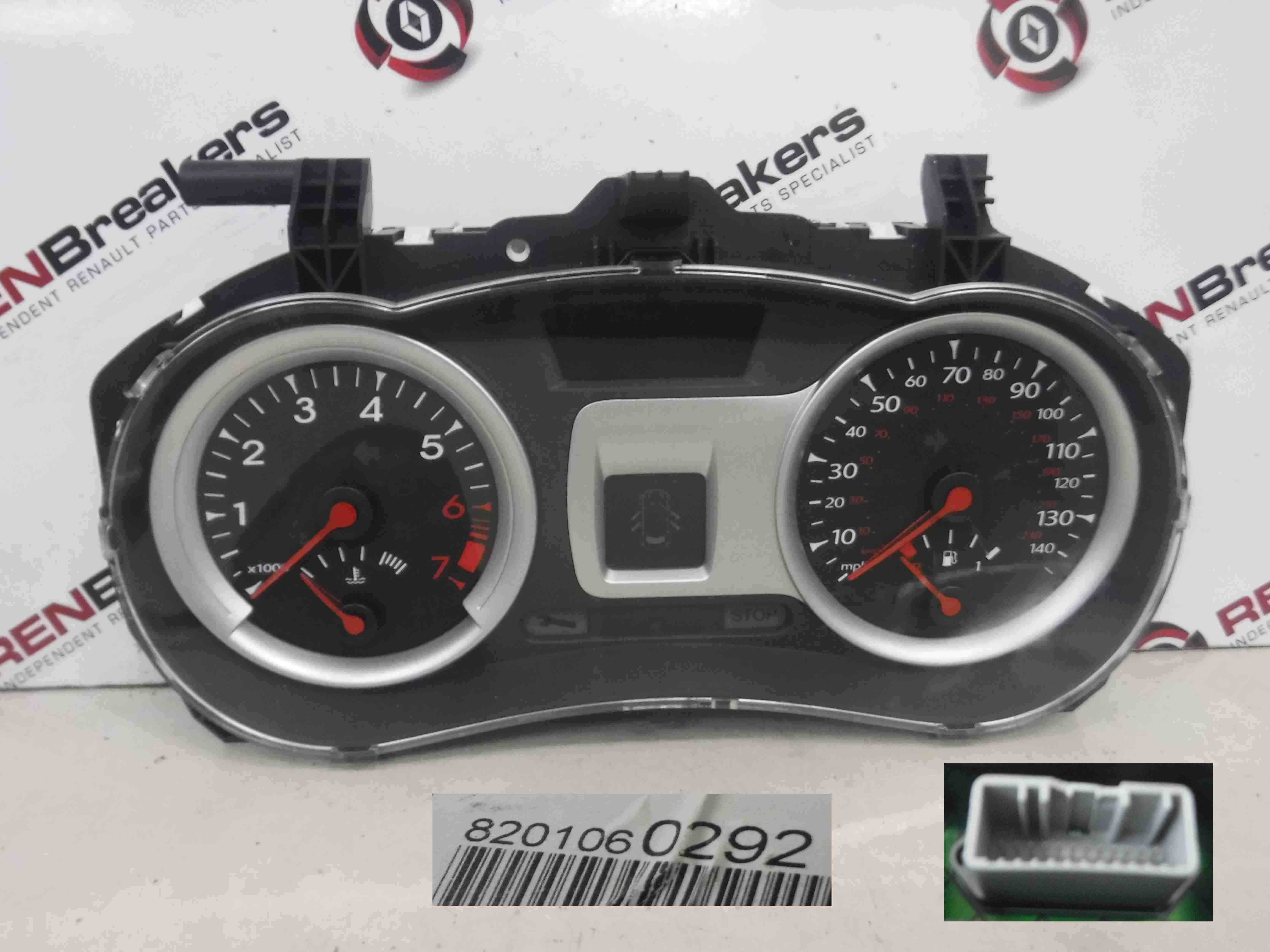 Renault Clio MK3 2009-2012 Instrument Panel Dials Clock 8201060292