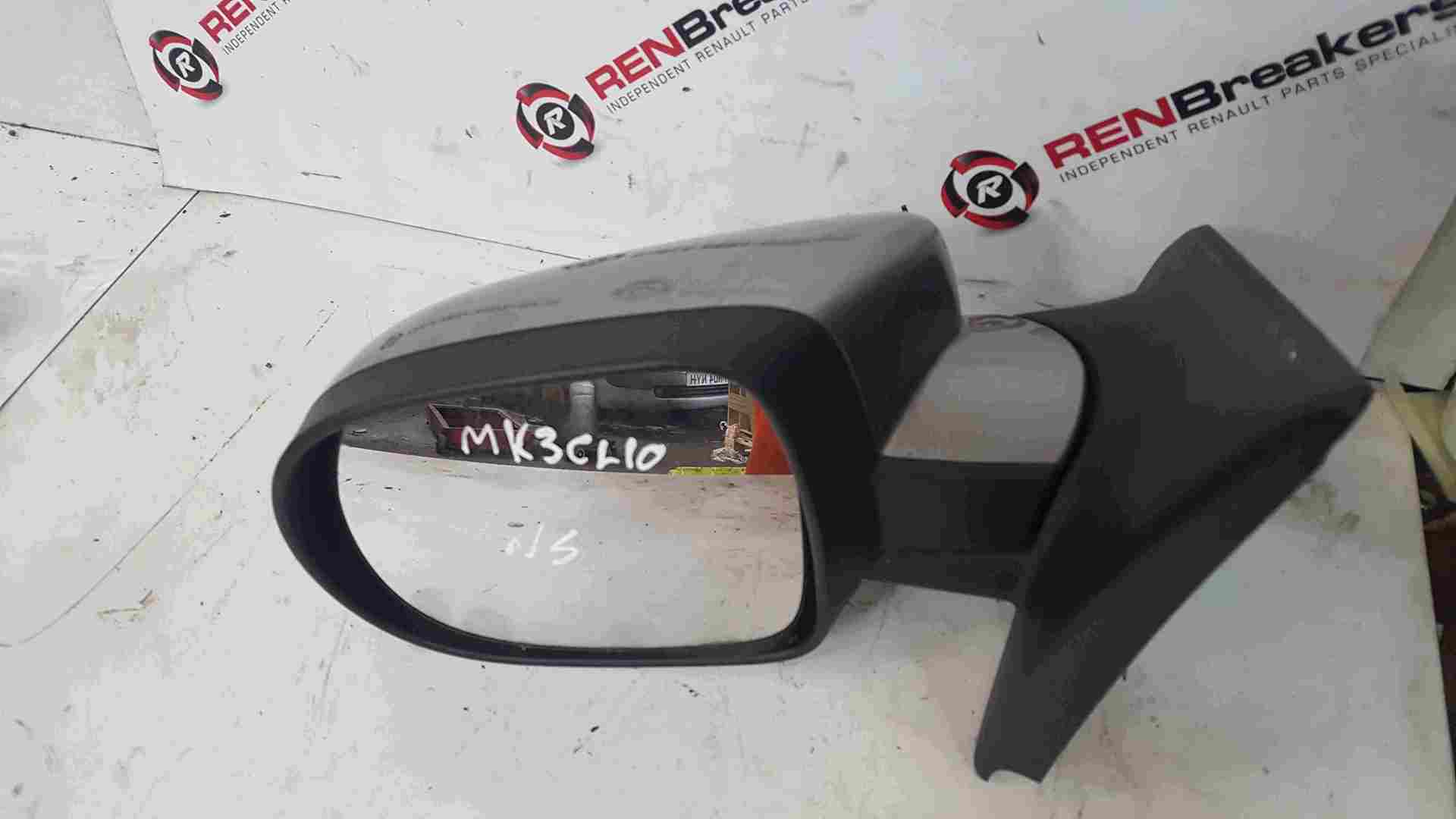 Thumb 3 Renault Clio MK3 2009-2012 Passenger Ns Wing Mirror Grey Folding