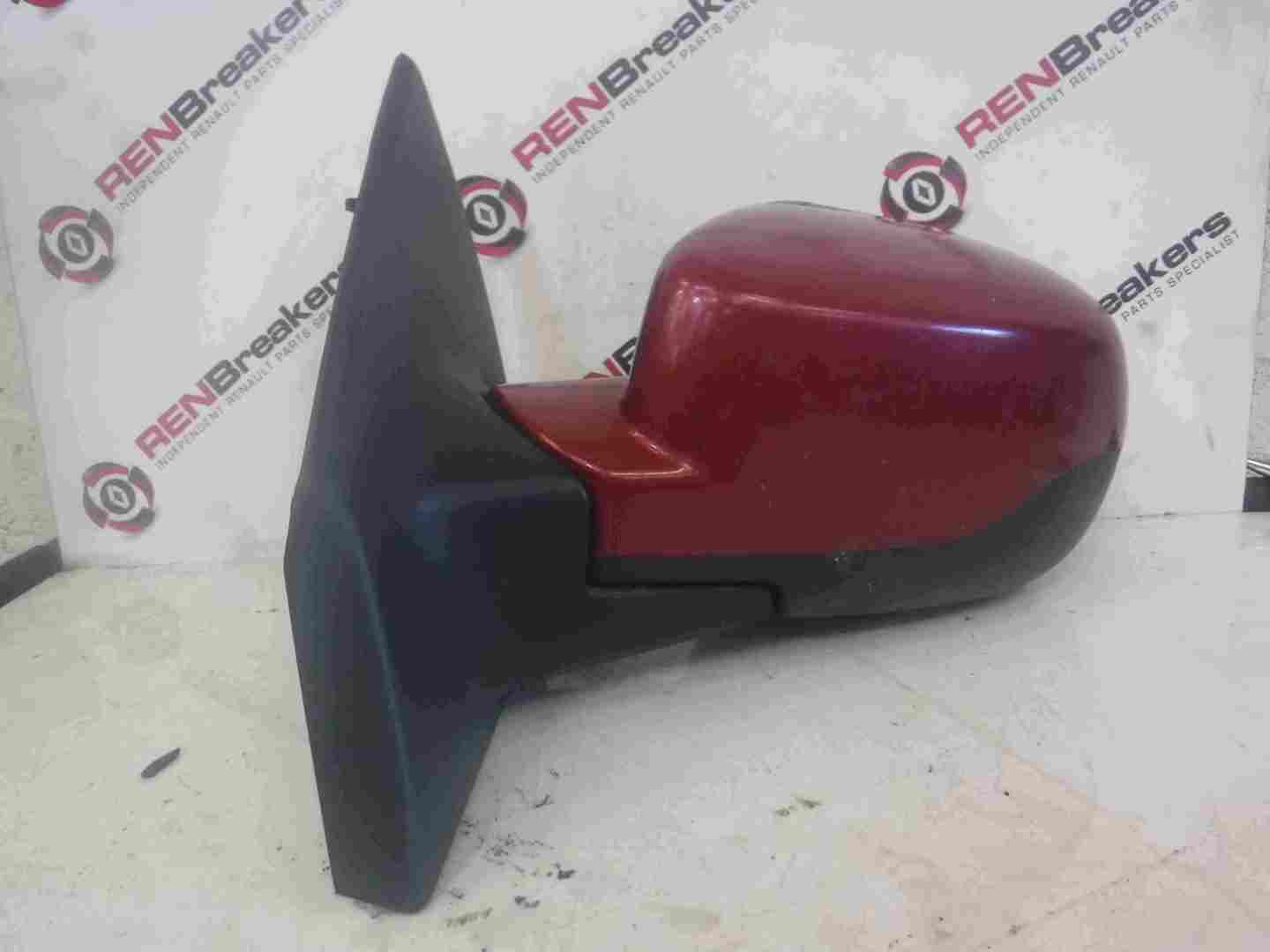 Renault Clio MK3 2009-2012 Passenger NS Wing Mirror Red TENNJ