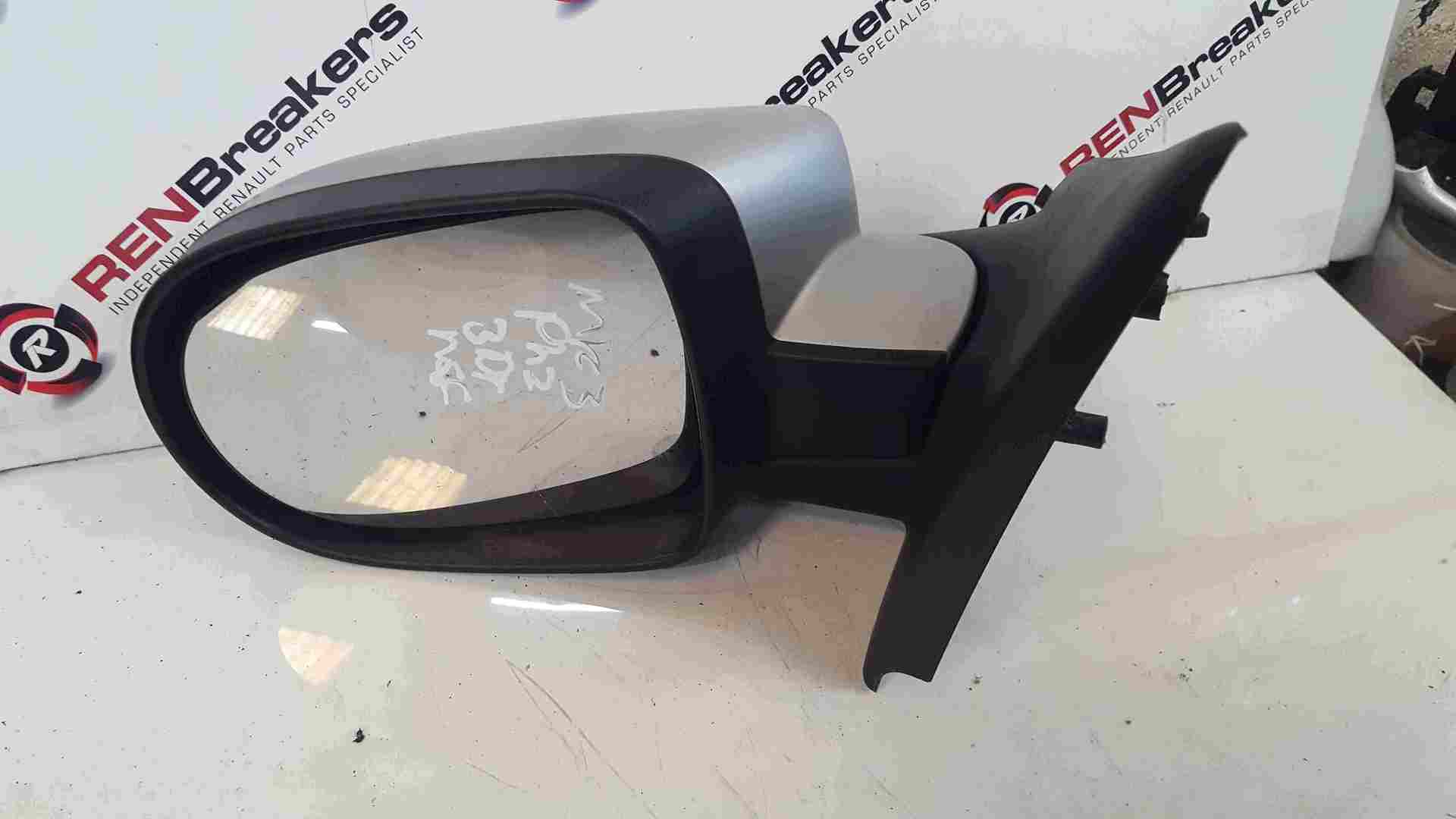 Thumb 4 Renault Clio MK3 2009-2012 Passenger NS Wing Mirror Silver