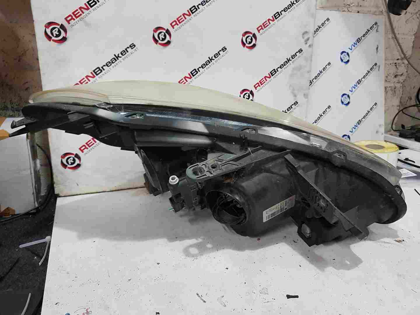 Thumb 2 Renault Clio MK3 2009-2012 Passenger NSF Front Headlight Chrome Backing Facelift