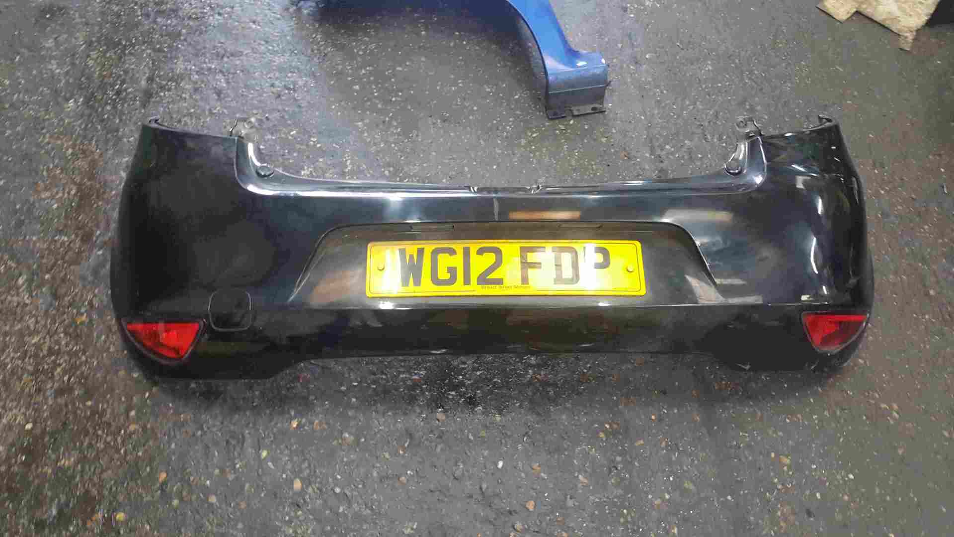 Thumb 8 Renault Clio MK3 2009-2012 Rear Bumper Black TEGNE FACELIFT
