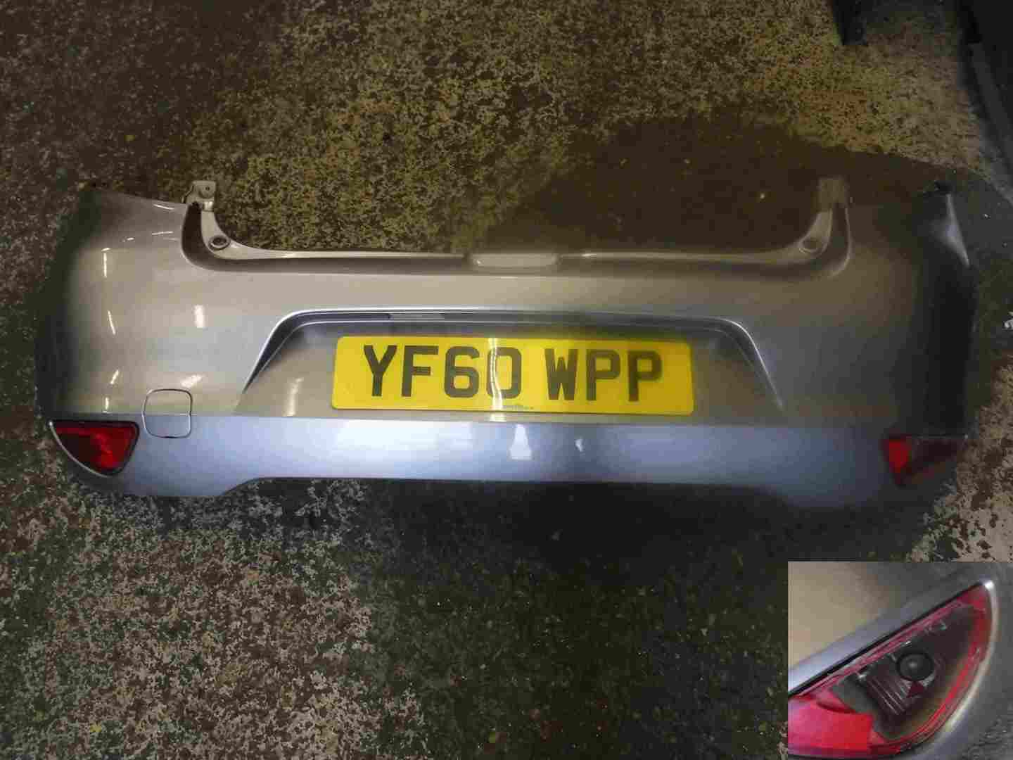 Renault Clio MK3 2009-2012 Rear Bumper Grey TEKNG FACELIFT