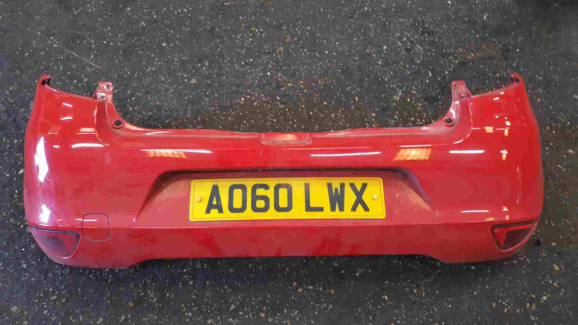 Thumb 4 Renault Clio MK3 2009-2012 Rear Bumper Red OV727 FACELIFT 727