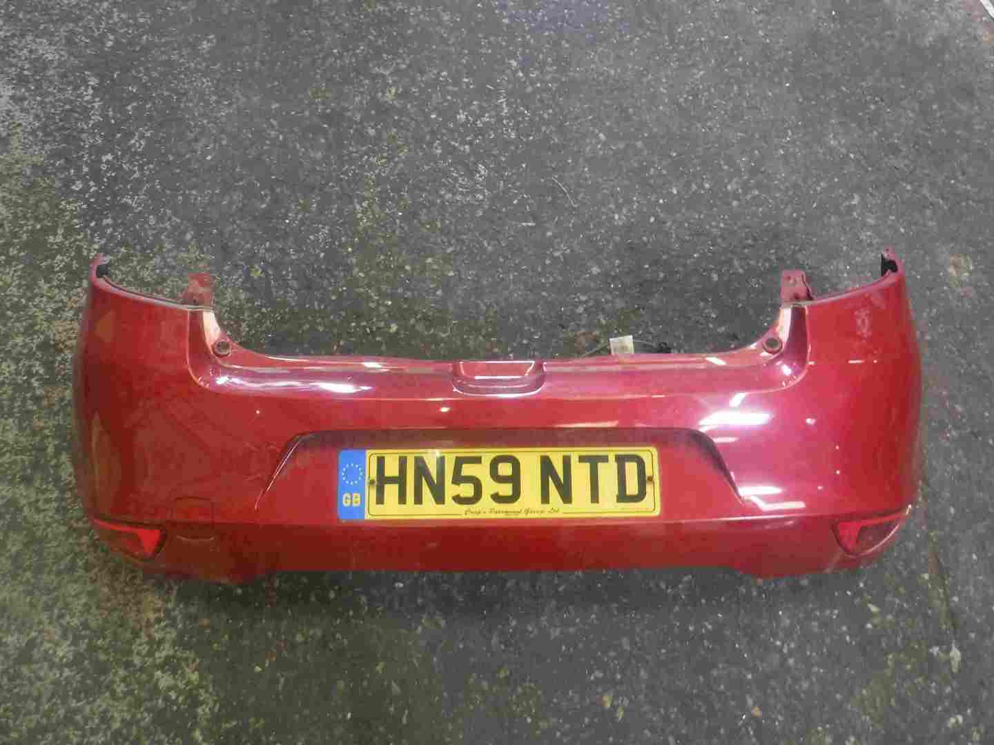 Renault Clio MK3 2009-2012 Rear Bumper Red TENNJ FACELIFT