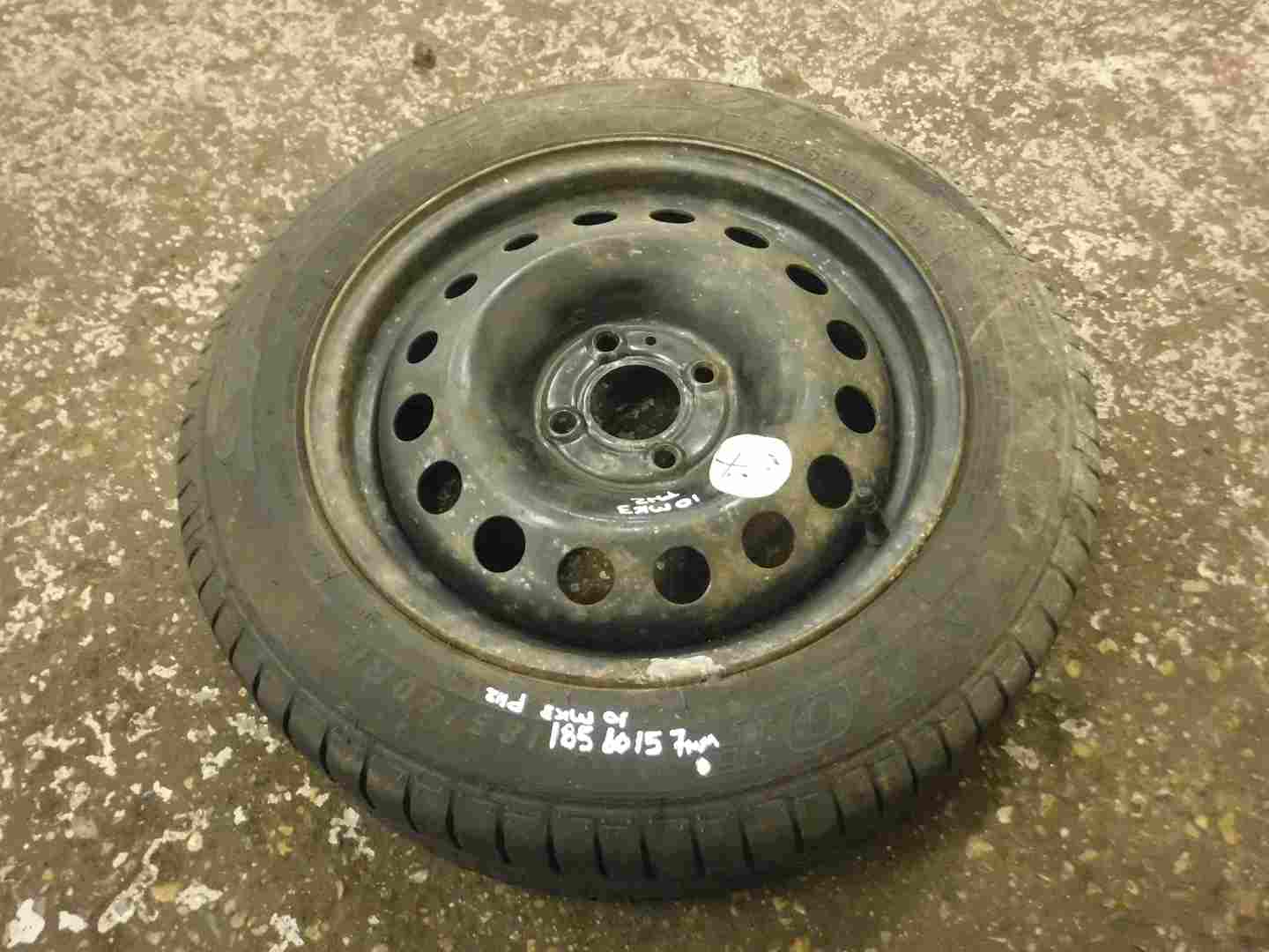 Renault Clio MK3 2009-2012 Steel Wheel Rim + Tyre 185 60 15 4/5 7mm