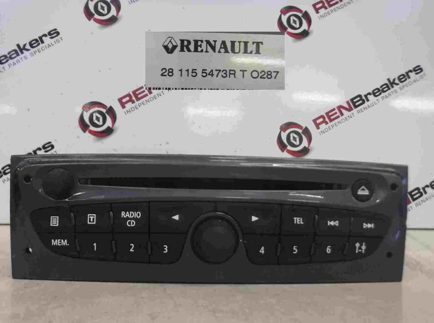 Renault Clio MK3 2009-2012 TOM TOM Cd Player Sat Nav Navigation Radio Player