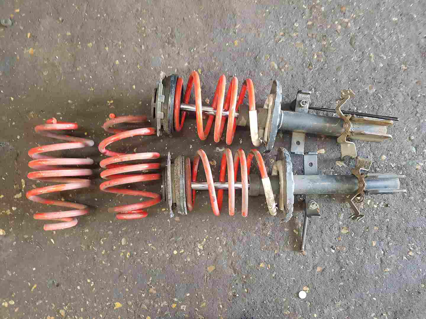 Renault Clio MK3 Gt 2005-2009 1.6 Front Rear Lowering Shock Spring Strut SET