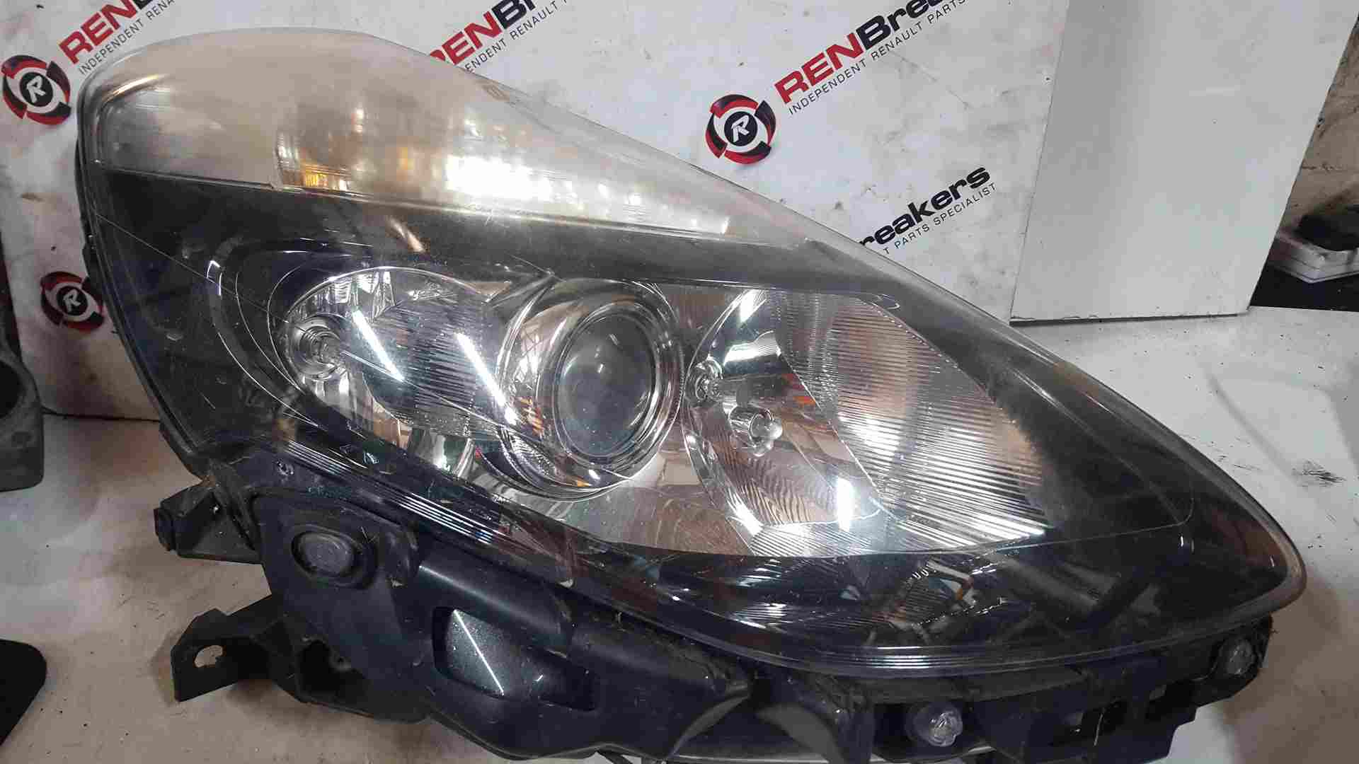Thumb 4 Renault Clio MK3 GT 2009-2012 Drivers OSF Front Headlight black Backing
