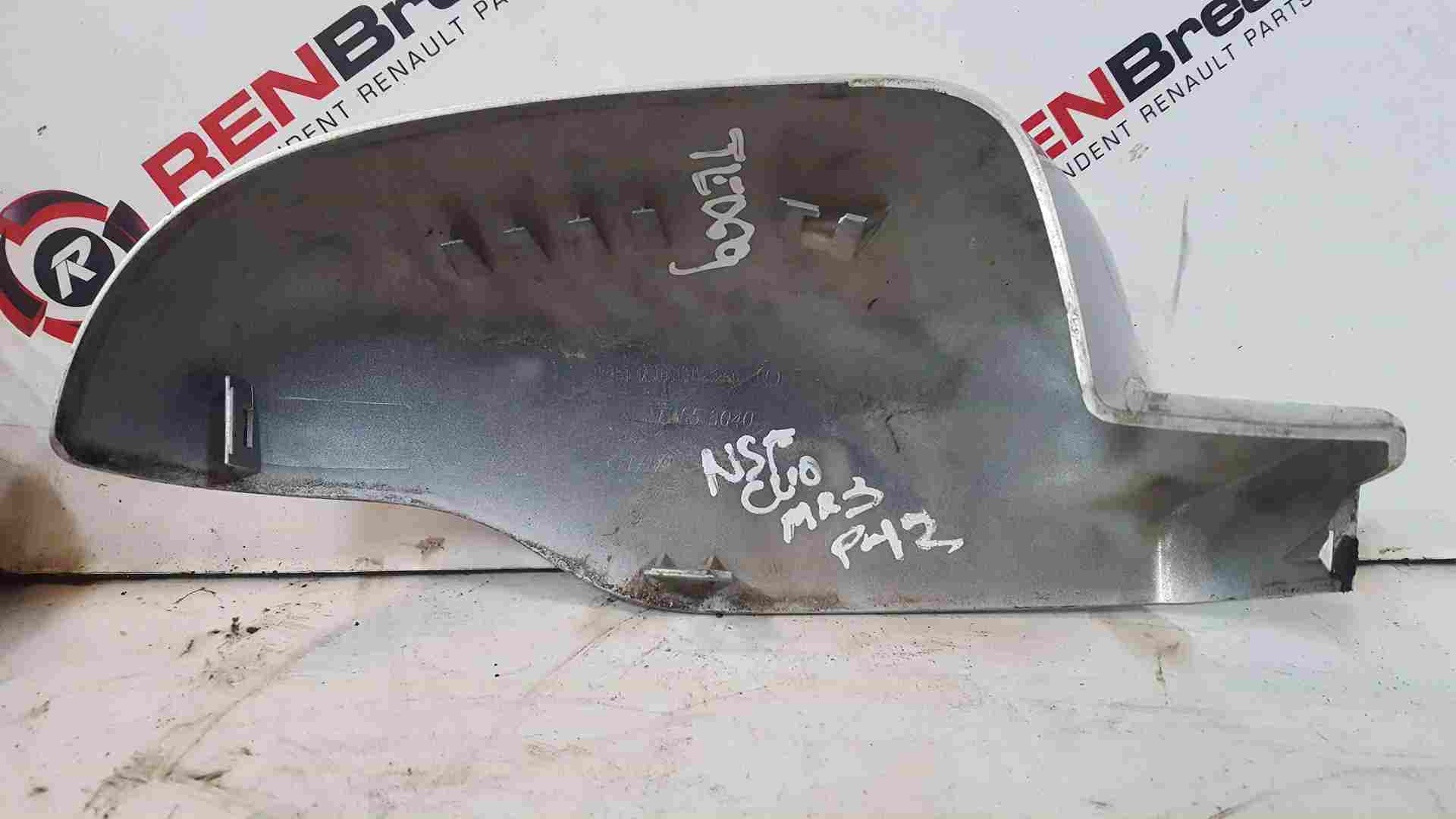 Thumb 3 Renault Clio MK3 Ph2 2009-2012 Passenger NSF Ns Wing Mirror Cover Ted69 Facelift