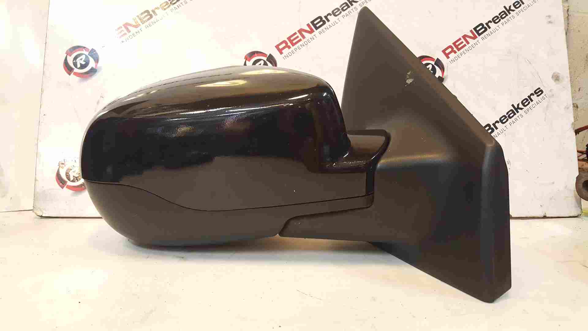 Thumb 7 Renault Clio MK3 Ph2 Facelift 2009-2012 Drivers Os Wing Mirror Black 676 Manual