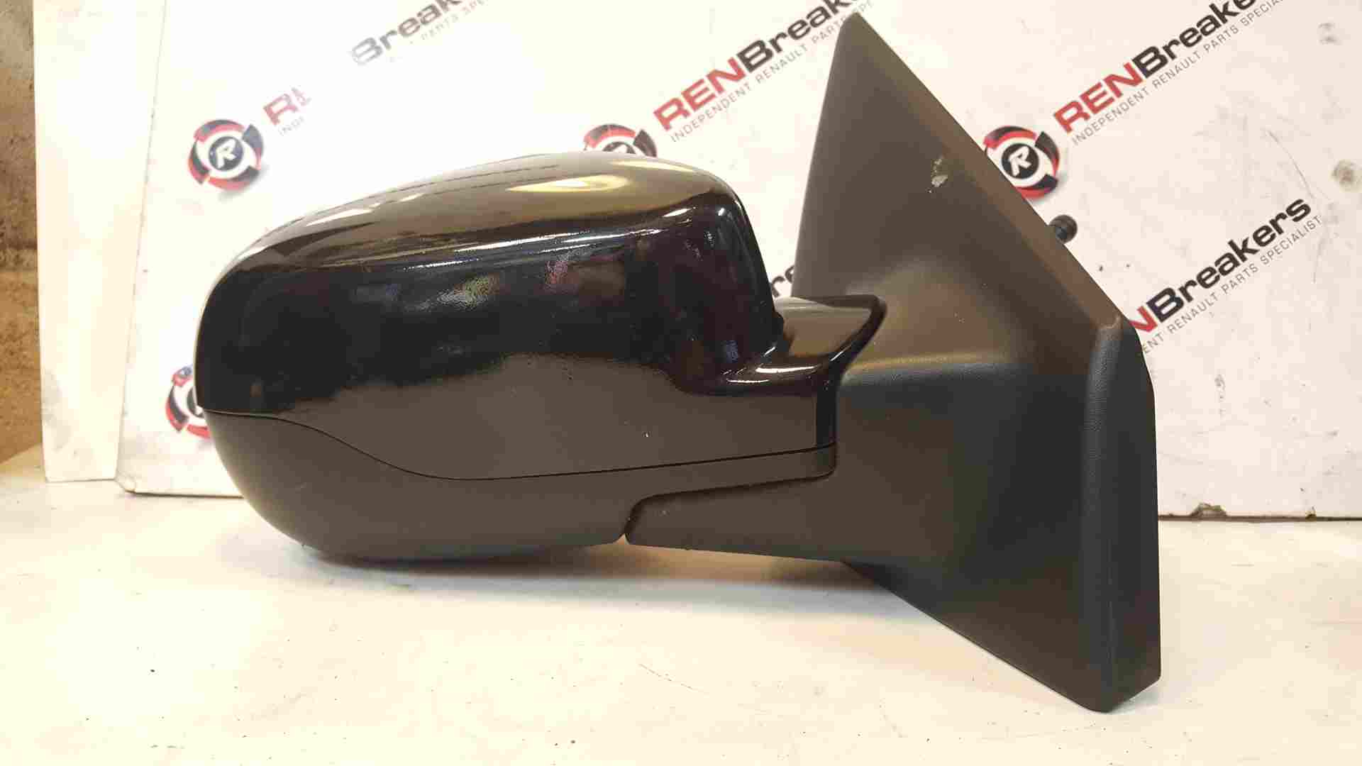 Thumb 6 Renault Clio MK3 Ph2 Facelift 2009-2012 Drivers Os Wing Mirror Black 676 Manual