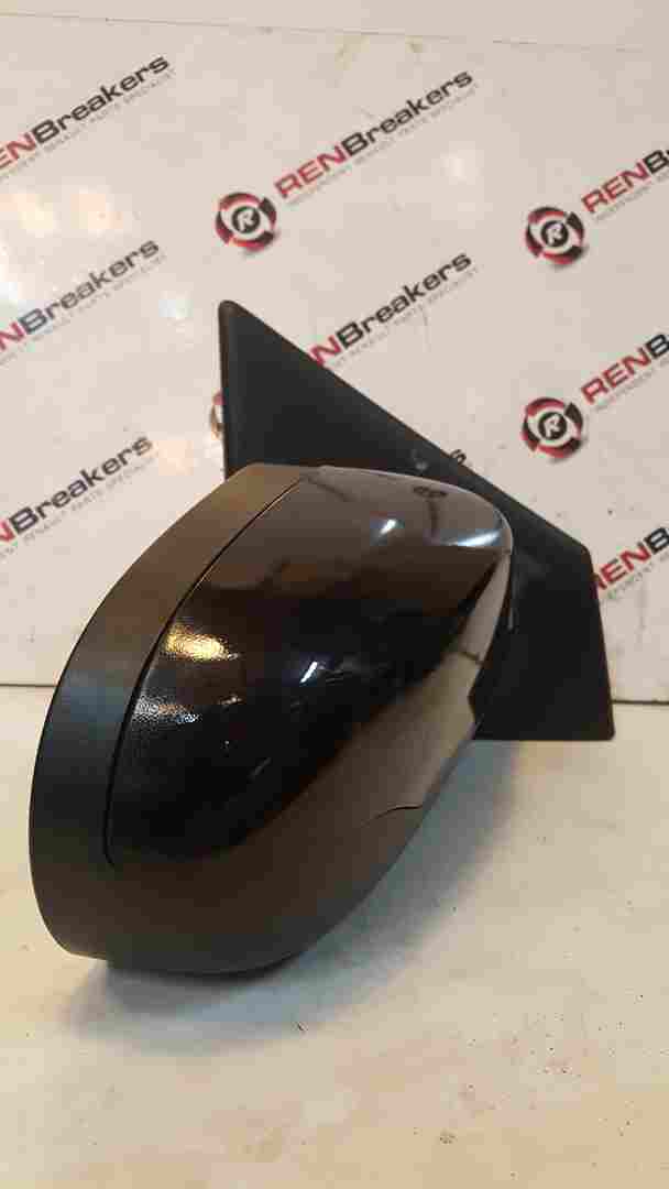 Thumb 5 Renault Clio MK3 Ph2 Facelift 2009-2012 Drivers Os Wing Mirror Black 676 Manual