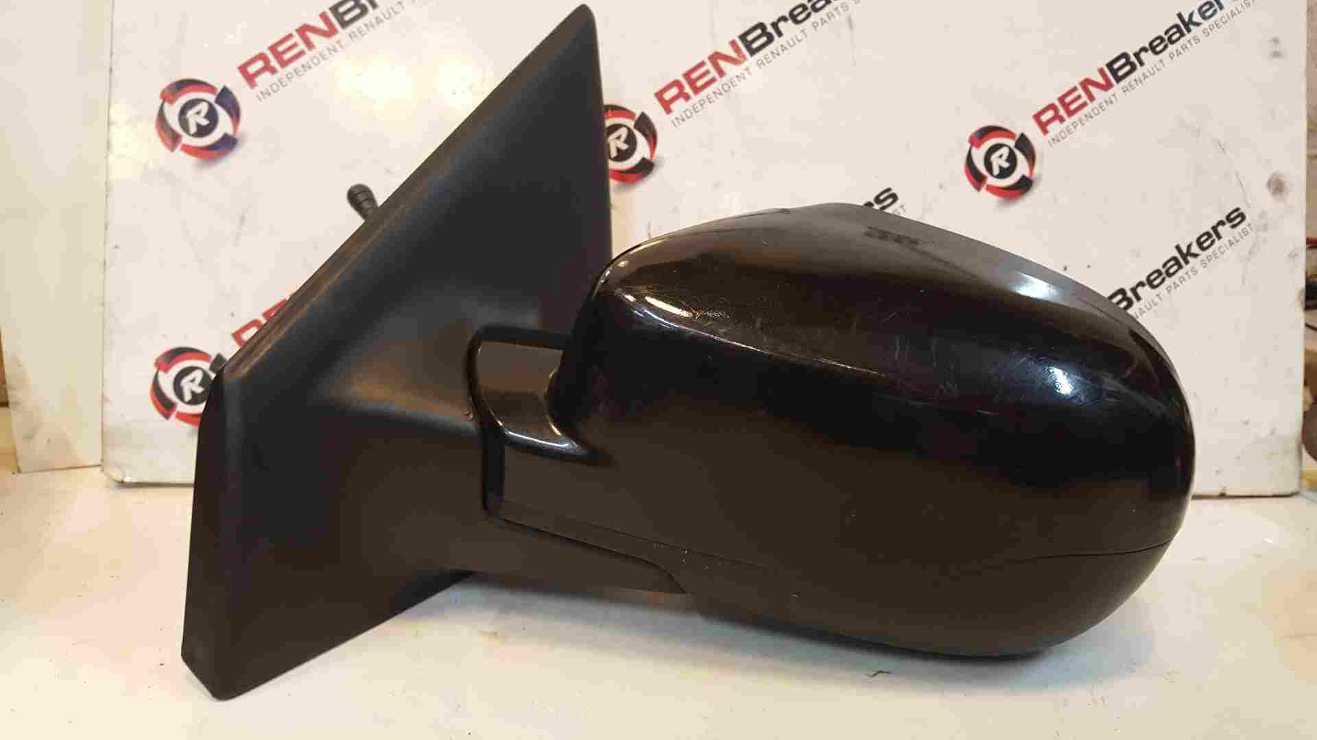 Thumb 7 Renault Clio MK3 Ph2 2009-2012 Passenger Ns Wing Mirror Black 676 Manual