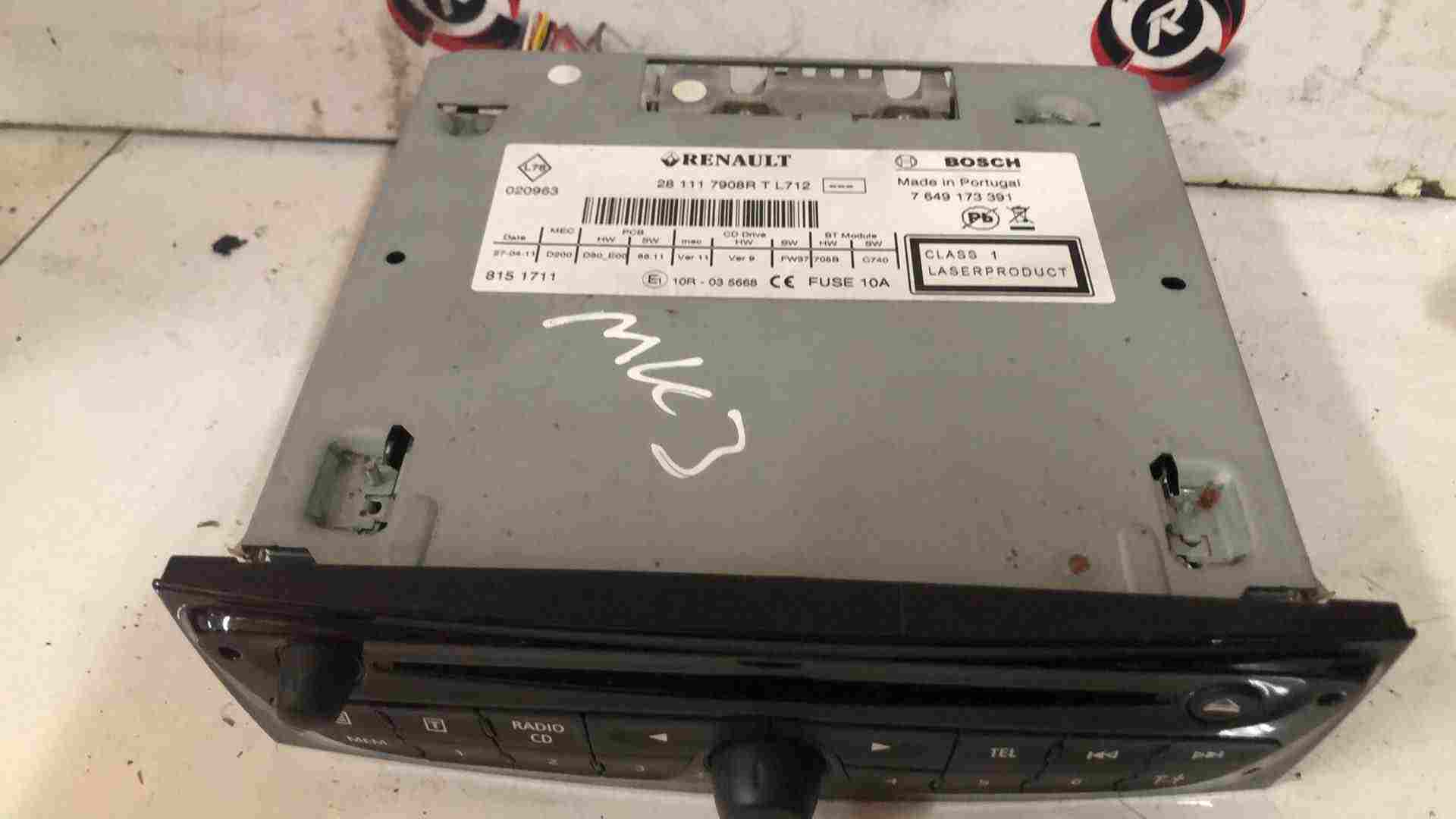 Thumb 5 Renault Clio MK3 Ph2 2009-2012 Radio Stereo Cd Player 281117908R