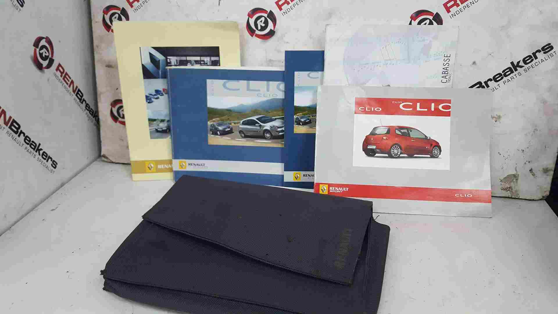 Renault Clio MK3 Sport 2005-2009 Handbook Documents Guides + Wallet