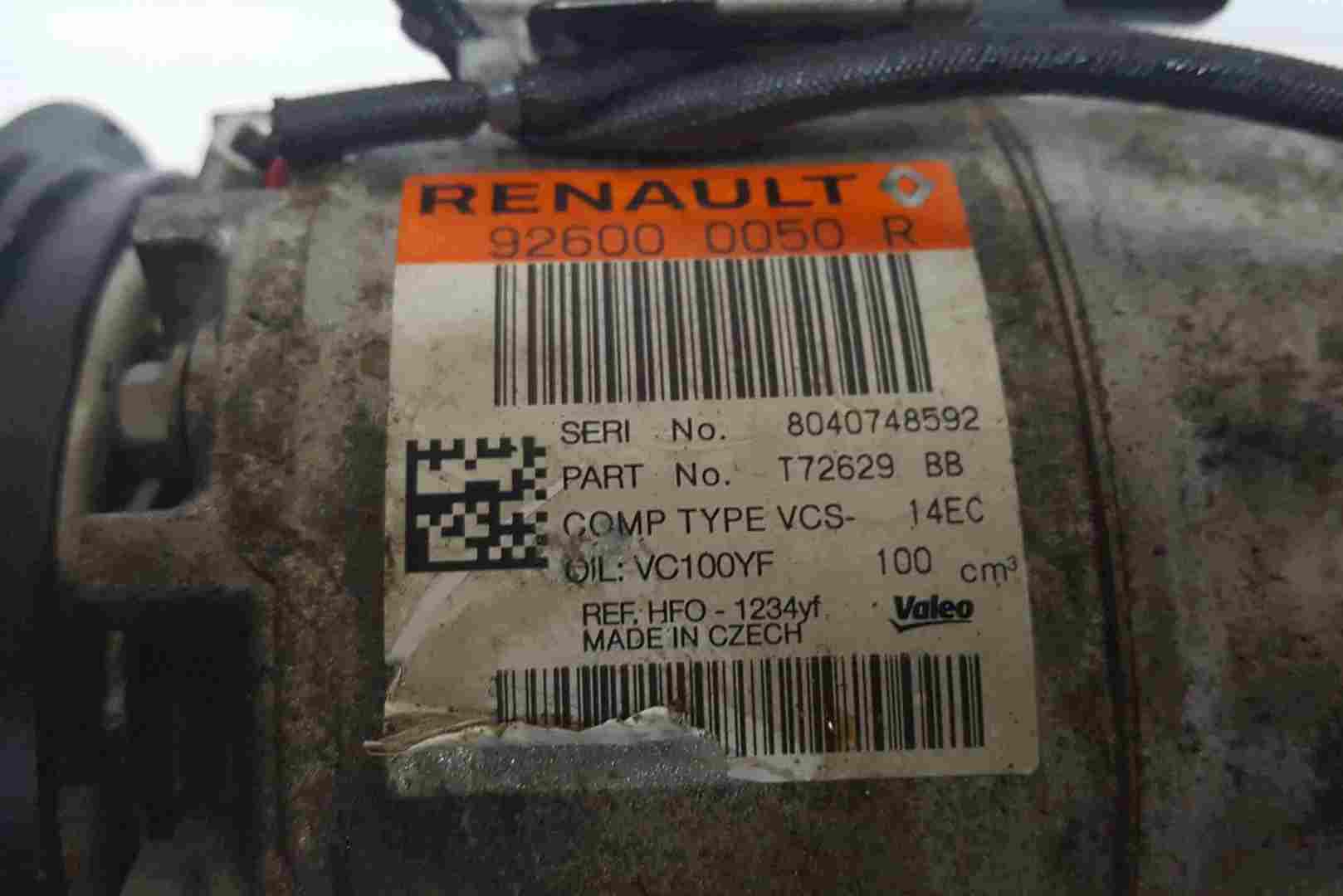 Renault Clio MK4 2012-2018 Aircon Pump Compressor Unit 926000050R