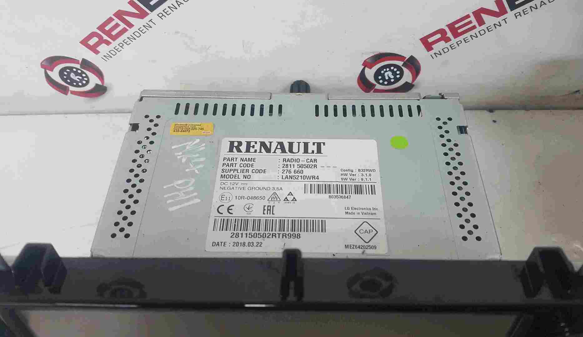 Thumb 5 Renault Clio MK4 2012-2018 Multifunction Display Radio Screen 281150502R